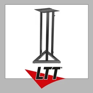 Adam Hall SKDB 040 Studiomonitor-Ständer - Zubehör für Lautsprecher, stabiler Studiomonitor-Ständer mit 40 kg Tragkraft und dämpfenden Schaumstoffauflagen für optimalen Klang.