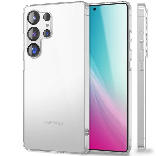 Klare Silikon Hülle für Samsung Galaxy S25 Ultra - Transparent Handy Schutz Case