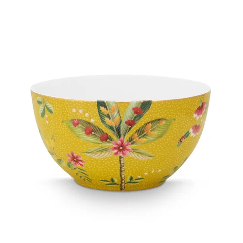 Pip Studio Porzellan Schüssel La Majorelle Yellow 15 cm