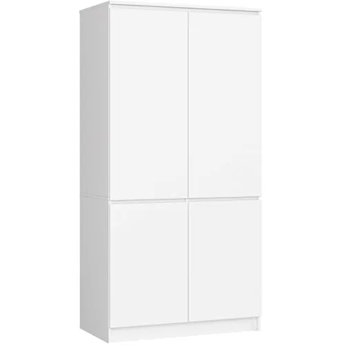 Kleiderschrank AKORD S90 Weiß 90 cm
