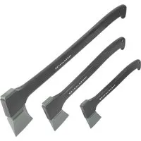 STAHLWERK Axt 3er Set - Beil, Spaltaxt & Campingaxt - Äxte mit 7-Jahre-Garantie, aus geschmiedetem Carbon-Stahl für höchste Belastungen, ideal zum Holzspalten und Bäume Fällen. Rutschfester Griff für sicheres Handling.
