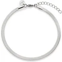 s.Oliver Armband - Elegante Schlangenkette aus poliertem Edelstahl - verstellbar bis 21 cm - Stylisches s.Oliver Armband aus hochwertigem, poliertem Edelstahl, verstellbar bis 21 cm. Wasserfest und hautfreundlich, ideal für jeden Anlass. Lieferung in einem wiederverwendbaren Baumwoll-Säckchen.