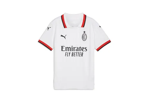 A.C. Milan Auswärtstrikot Saison 2024/25 für Kinder - Sportfan T-Shirt mit dryCELL-Technologie für optimalen Feuchtigkeitstransport, aus 100% recyceltem Polyester, ideal für junge Fans.