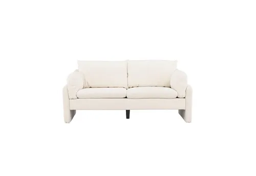 Venture Home 2-Sitzer Sofa Vindel – Skandi Design - Stilvolles 2-Sitzer Sofa Vindel aus Teddy Bouclé in elegantem Weiß. Genieß Komfort und modernes Design für entspannte Momente in deinem Wohnzimmer.