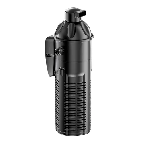 SunSun CUP-609 Aquarium Innenfilter 2000 l/h - Aquarienfilter mit 2000 l/h Pumpe und 9W UVC-Klärer für klares Wasser und gesunde Aquarienbewohner. Effiziente biologische Filterung durch integrierten Filterschwamm.