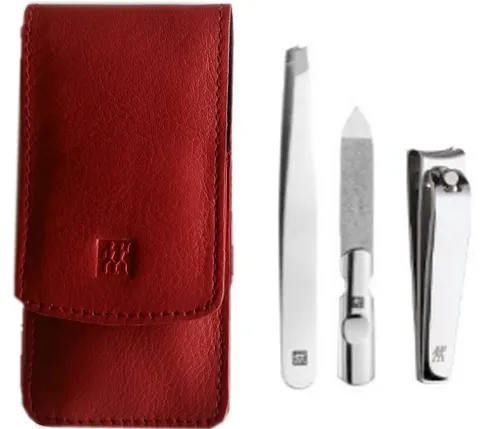 Zwilling Maniküre-Etui, 3 tlg.  in rot von ZWILLING