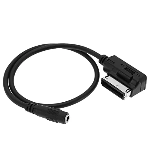 Create idea 3,5 mm Buchse, 35 cm AUX-Kabel, kompatibel mit Mercedes-Benz 2008–2016 mit MI-Port, Musikschnittstellen-Kabeladapter für Handys, Kopfhörer, Lautsprecher, Tablets, PCs, MP3-Player