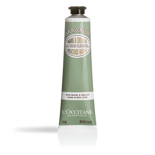 L'Occitane Mandel Handcreme zum Verlieben - Luxuriöse Handcreme mit Mandelmilch und Mandelöl, die Ihre Hände geschmeidig weich pflegt und intensiv nährt. Ideal für die tägliche Pflege.