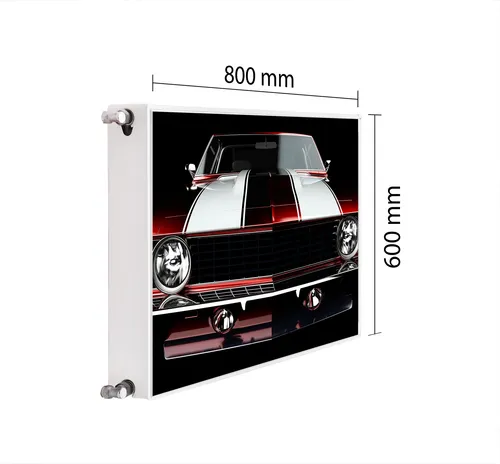 Magnet Heizkörperverkleidung Heizkörperabdeckung 80x60 AUTO