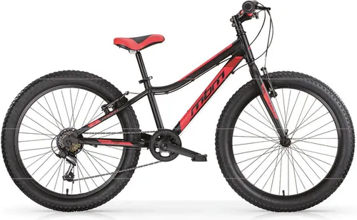 MBM Mountainbike 24 Zoll DRIFT - Kinderfahrrad für abenteuerliche Touren, ausgestattet mit Kettenschaltung für schnelles Fahren und robusten V-Brakes für optimale Sicherheit auf unebenem Gelände.