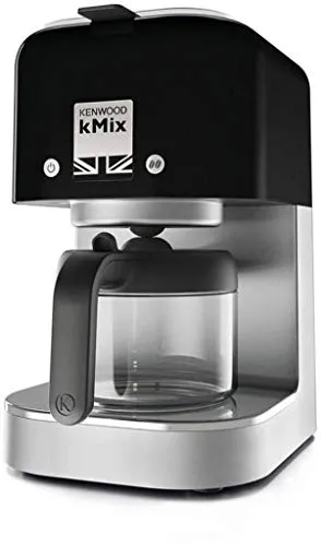 KENWOOD COX750BK Cafeteria Filter kMix - 1200 W, Aromasteuerung für individuellen Kaffeegenuss, große Glaskaraffe und ohne Papierfilter