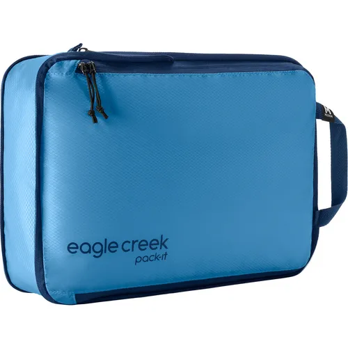 Eagle Creek Pack-It Isolate Compression Cube M - blue dawn - Packtasche M für effizientes Reisen, mit starken Kompressionsreißverschlüssen für maximalen Platz und Ordnung im Gepäck.