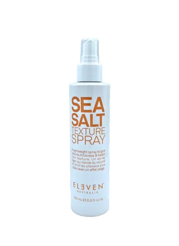 ELEVEN Australia Sea Salt Texture Spray - Haarspray für perfekten Beach-Look, verleiht Volumen und Struktur ohne Crunch-Effekt. Ideal für alle Haarstile, vegan und PETA-zertifiziert.