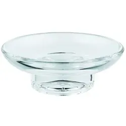 Grohe Essentials Seifenschale 40368001 - Hochwertige Seifenschale aus Glas, passend für Grohe Halter Essentials und Essentials Cube - ideal für ein elegantes Badambiente.