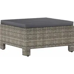 vidaXL Gartenhocker mit Kissen - Stilvoller Beistellhocker für Garten & Terrasse - Stilvolle Hocker, elegantes Design und inklusive Kissen für maximalen Komfort beim Entspannen im Freien.
