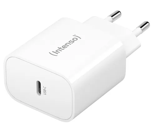 INTENSO USB-Ladegerät W20C, 20W USB-C Ladegerät - Ladegeräte & Dockingstationen, schnelles und effizientes Laden mit 20 Watt Leistung für Smartphones und Tablets.