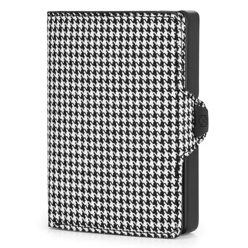 slimpuro Geldbörse Herren, Slim Wallet mit RFID Schutz - Herren-Geldbörsen, schlankes Design mit Platz für 8 Karten und Münzfach, bietet RFID-Schutz gegen Datendiebstahl und ermöglicht schnellen einhändigen Zugriff.