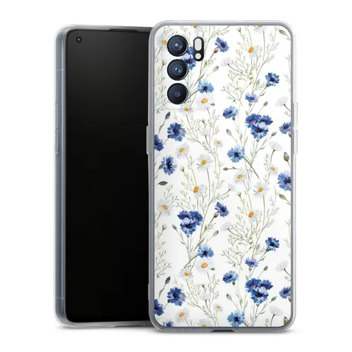 Handyhülle für Oppo Reno 6 5G Blume Blumen Muster