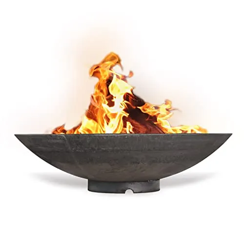 CLGarden Design Feuerschale rund 80 cm aus Cortenstahl - Hochwertige Feuerschale aus 2,5 mm Cortenstahl, robust und langlebig. Für unvergessliche Gartenabende mit Familie und Freunden – Made in Germany.