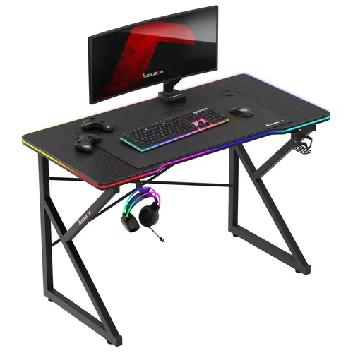 Huzaro Hero 1.7 Gaming Schreibtisch mit LED Beleuchtung von Huzaro