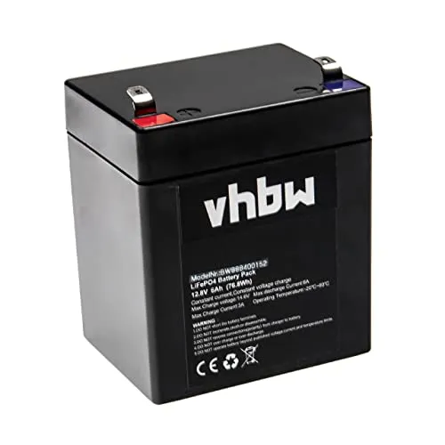 vhbw 1x Akku kompatibel mit LD Systems Road Buddy 10, Roadman 102 Lautsprecher Boxen Speaker (6 Ah, 12,8 V, LiFePO4)