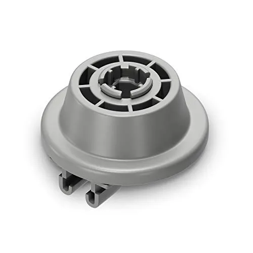 VIOKS Korbrolle Ersatz für Bosch 00611475 Unterkorbrolle mit Rollenhalter Rad 15x34x34mm Zubehör für Geschirrkorb Unterkorb Spülmaschine Geschirrspüler