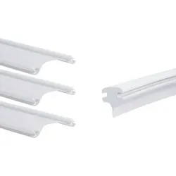 Dichtungsset Für 3-teilige Badewannenfaltwand, Originale Ersatzteile, Enthalten: Dichtung Vertikal Und Dichtung Horizontal, Farbe: Manhattan-grau - Schulte