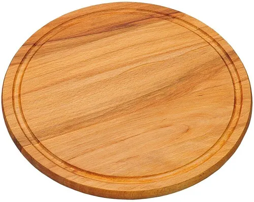 Kesper Vesperteller Fleischteller Tranchierbrett Teller Buche 30cm 4000270854446