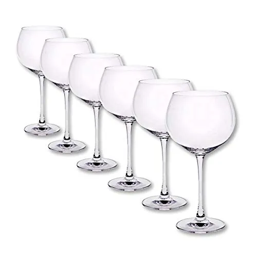 Rotweinglas 6er-Set Condor 550ml Kelch Ballonglas Cocktail Gin Bleikristall klar