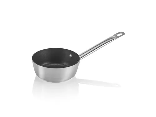 WAS Germany Sauteuse Cookware 21 - Ø 16 cm mit PTFE Antihaftbeschichtung - Hochwertige Töpfe aus Chromnickelstahl 18/10 mit hervorragender PTFE Antihaftbeschichtung für müheloses Kochen und einfache Reinigung.