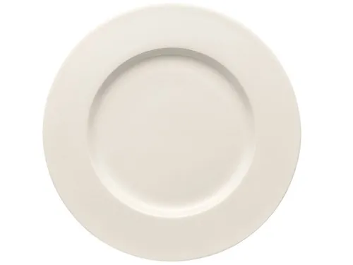 Rosenthal Frühstücksteller Brillance Weiss 23 cm - Frühstücksteller aus hochwertigem Premium-Bone China, spülmaschinenfest und mikrowellengeeignet - vereint elegante Geometrie mit handwerklicher Perfektion für stilvolle Frühstücksmomente.