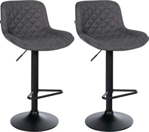 Deluke Barhocker Schwarz – Höhenverstellbar und Drehbar