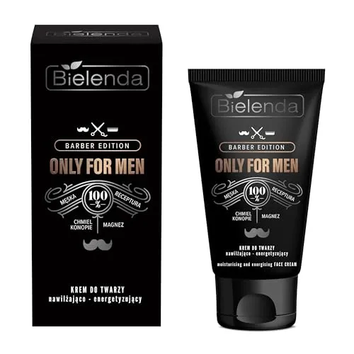 Bielenda Barber Edition Only for Men Gesichtscreme, feuchtigkeitsspendend & energetisierend, 50 ml