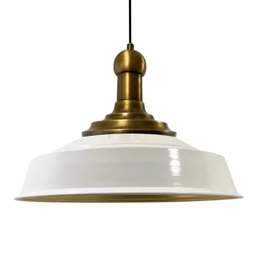 Bamyum Pendelleuchte Asletl-Knob Ø41 cm - Vintage Hängelampe aus Metall, perfekt für stilvolle Akzente in Wohnräumen, Cafés und Restaurants. Einfache Installation und dimmbar für individuelle Beleuchtung.