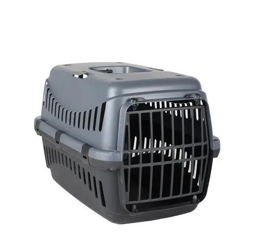 DOGI Hunde-Transportbox Hunde Katzen Box Haustier-Tragbox Hundebox, mit Gitterklappe/Tür vorne, mit Luftlöchern