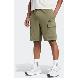 adidas Herren Essentials FEELCOZY Cargo Short in grün von adidas