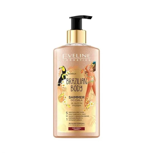 Brazilian Body shimmer do ciała ze złotym pyłkiem 150ml Eveline Co 5903416040187