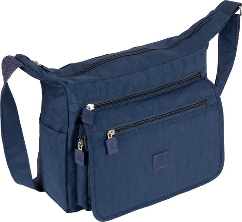 EAAKIE Damen Schultertasche Crossover Bag Shopper BLAU