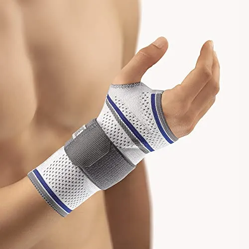 Bort ManuBasic® Handgelenkbandage Silber L plus rechts