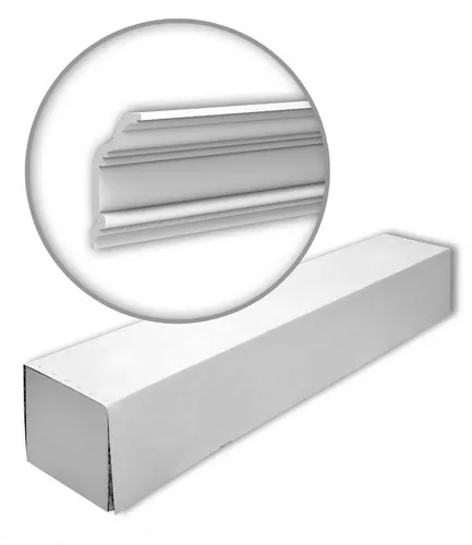 Profhome Eckleisten Set 650242-box – 4 Deckenleisten 8 m - Praktisches Set mit 4 formstabilen Eckleisten aus leichtem Polystyrol, ideal für den Innenbereich. Perfekt für eine stilvolle Raumgestaltung.
