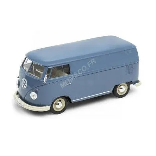 Volkswagen T1 Van 1/24 1963 Blau - WELLY 22095PV-BL
