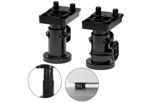 Produktbild METOD höhenverstellbare Beine Schwarz, 8cm