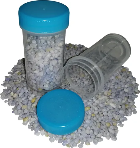 Schraubdosen 50ml Runddose Labor Labordose Blau 100