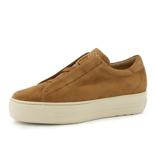 Paul Green Plateausneaker aus Veloursleder in Braun (Größe 36 EU) - Modische Plateausneaker aus hochwertigem Veloursleder, ideal für den Alltag. Mit 4 cm Absatzhöhe und bequemem Schlupfdesign für einen lässigen Look.