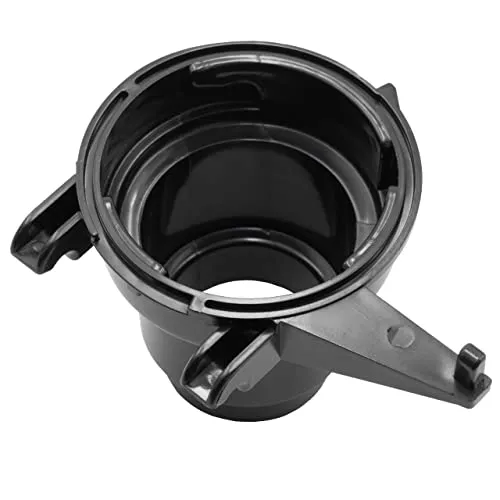 vhbw Schlauch-Adapter kompatibel mit Kirby G3, G4, Avalir I, Avalir II, Diamond Staubsauger, Staubsaugerschlauch - Anschlussadapter Schwarz