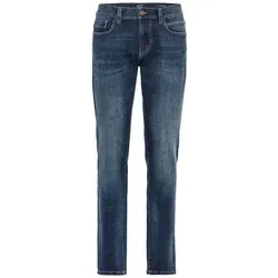 camel active 5-Pocket-Jeans blau 46/34 - Jeans in indigo mit 5 Taschen, aus hochwertigem Baumwollmix für hohen Tragekomfort und Pflegeleichtigkeit, ideal für jeden Anlass.