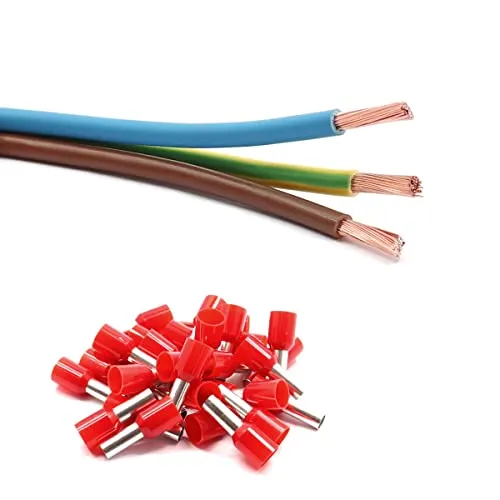 Xenterio Zählerschrank/Elektroverteilung Verdrahtungssatz, 10mm², 3X 5m (braun/blau/grün-gelb), 75 Aderendhülsen