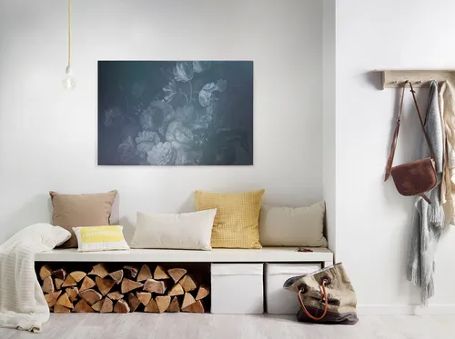 A.S. Création Leinwandbild dutch pastel, Blumen, Kinder, Kunst (1 St), Keilrahmen Bild Floral Rosen Leinwand-Bild Wohnzimmer modern Wandbild