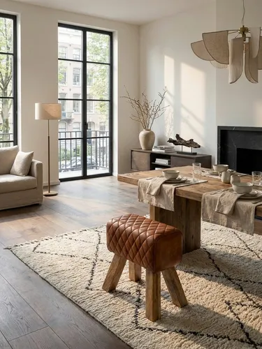 KADIMA DESIGN Sitzhocker aus Echtleder und Massivholz - Moderner Polsterhocker im edlen Rautenmuster, gefertigt aus strapazierfähigem Echtleder und massivem Holz. Ideal für stilvolle Akzente in jedem Raum und bietet eine bequeme Sitzgelegenheit.