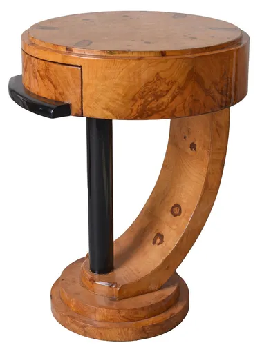 Art Deco Nachttisch Antik Beistelltisch Nachtschrank Nachtkommode Nachtkonsole